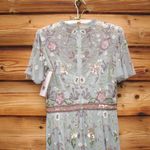 Mac Duggal 9136 Womens Embellished High Neck Butterfly Sleeve Gown 6 Photo 10