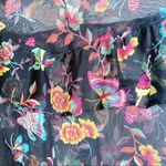 Mesh High Neck Butterfly Ruffled Crop Fairy Cottage Y2K Funky Black PM Size undefined Photo 5