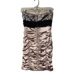 City Studio Lilac Purple Sequins Ruched Strapless Prom Dress Women SZ 1 Photo 9