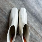 French Connection  Tess Cream and Snakeskin Booties Sz 7.5 Photo 2