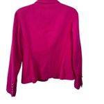 Boston Proper  Cotton Pink Blazer Gold Buttons Long Sleeve‎ Preppy Size 8 NWOT Photo 1