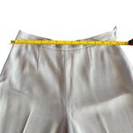 Max Mara Cream Wide Leg Women's Trousers Virgin Wool Photo 5