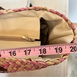 Falls Creek NWOT Cream & Pink Straw Tote Bag One Size Beach Everyday Purse Photo 7