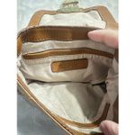 Michael Kors  Charlton Brown Leather Gold Push Lock Crossbody Shoulder Bag Purse Photo 11
