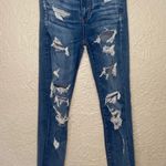 American Eagle  Next Level Stretch Distressed Hi-Rise Jegging Size 00 Photo 0