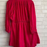 Free People Pink Bohemian Long Sleeve Dress Photo 3