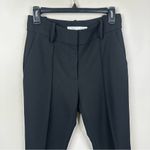 Veronica Beard Pants Womens 6 Black Office Casual Cropped Minimalist Trousers Photo 2