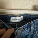 Denim Forum Aritzia the ex boyfriend shorts sz‎ 28 denim shorts cut off Blue Photo 4