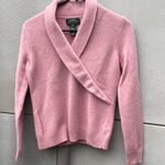 Ralph Lauren LAUREN  Lambswool Soft Pink Sweater Rabbit Hair Blend Pullover Sz MP Photo 1