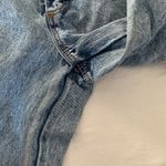 Vintage 80s no problem womens 26 small 11/12 fold over paper bag jeans acid wash Blue Photo 8