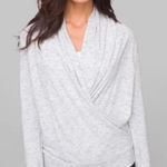 Soma  Light Grey Wrap Sweater - Size XXL Photo 0
