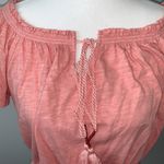 Altar'd State Peach Old Rose Tassel Tie Boho Top Sz M - NWT Photo 3