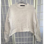 Jenni Kayne Boucle Cream Cotton Cocoon Quiet Luxury Minimalist Sweater Size XS Photo 0