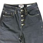 Guess  40th Anniversary Black Wash Button Fly High Rise Skinny Jeans size 25 Photo 4