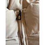 SheIn  Jacket Womens Large Beige Puffer Coat Zip Front Quilted Cropped Hem Warm Photo 1