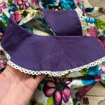 American Vintage Handmade flower power vintage 60s retro mini babydoll floral dress (XXS/XS) Photo 7