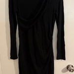 All Saints Women's Elegant Black Long Sleeve Dress 100% Viscose NWT Photo 0