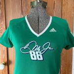 Adidas Y2K NASCAR  Climalite 365 Dale Earnhardt Jr #88 V Neck Shirt - Sz S 💚🎀 Photo 1