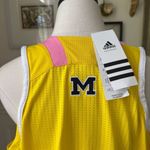 Adidas NWT University of Michigan Pink Out NCAA Basketball Jersey XL Tall Photo 4