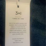 3x1 NEW  MIMi CUTTRELL Kelli Flared Slit High Rise Jeans Button Fly size 25 Photo 15