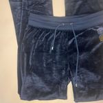 BCBGMAXAZRIA ποΈ Black Embellished Velour Track Suit Pants Size M Photo 1