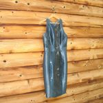 Theia Blue Dress Blue Size 6 Photo 3