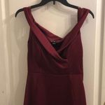 Windsor Off-Shoulder Burgundy Gown Photo 1