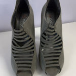 DbDk Fashion Gray Strappy Heels Size 8.5 Photo 0