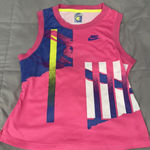 Nike  Tennis Hot Pink, Blue, and Yellow Tank Top Photo 0