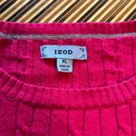 IZOD Cable Knit Fuchsia Sweater Photo 6