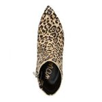 Sam Edelman New Hilty Leopard Print Heeled Ankle B Photo 2