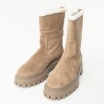 Stuart Weitzman  Bedford Shearling Lined Suede Booties Photo 8