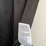 Gap Satin Pull On Side Slit Elastic Waist Midi Skirt Black Neutral Minimal Photo 7