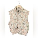 Free People Off The Grid Printed Vest Ivory Combo White Size M Photo 1