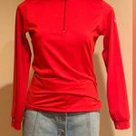 Vist SKI LONG SLEEVE FLEECE BLOUSE HALF Zip MADE IN ITALY Sz M Photo 1
