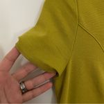 Boden Chartreuse Midi Dress Mustard Yellow Green Cap Sleeve Knee Length Size 4R Photo 8