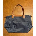 Longchamp  Le Pliage Medium Nylon Shoulder Tote - Navy Photo 4