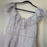 Saylor  Adwoa Lilac Floral Lace Mini Dress Sz S Photo 6