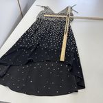 Adrianna Papell Adrianna‎ Papell Dress Womens 2 Polka Dot High Low Midi Cocktail Party Photo 6