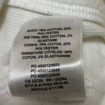 Aritzia Tna Cozy Fleece Women's White Long Sleeve Hooded Hoodie Sweatshirt Top 2 Photo 3