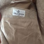 Classic Tan Blazer Carlo ferrini Italian wool with elbow patches Size XL Photo 3
