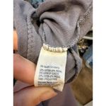 American Eagle  Outfitters Gray Smocked Empire Waist Sundress Tie Shoulder Size S Photo 3