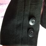 Urban Outfitters  BLACK MILITARY STYLE MOCK NECK WOOL BELTED COAT M Photo 4