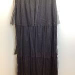 Crystal Doll  Size Large Multi Color Shimmer Ruffle & Satin Waist Skirt. New Photo 1