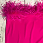 Amanda Uprichard  Marianna Midi Dress in Hot Pink Size Medium. Photo 5