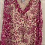 Carole Little Silk Blend Blouse | M |‎ fully lined. Size M Photo 1