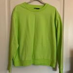 ASOS Design Ultimate Sweatshirt In Lime Photo 3