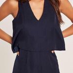 Missguided Navy Romper  Photo 0