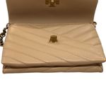 Tory Burch NWT Kira Chevron Chain Wallet Devon Sand Photo 3
