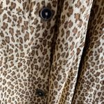 Anthropologie Animal leopard print bolano Button Down midi dress womens size 8 Photo 7